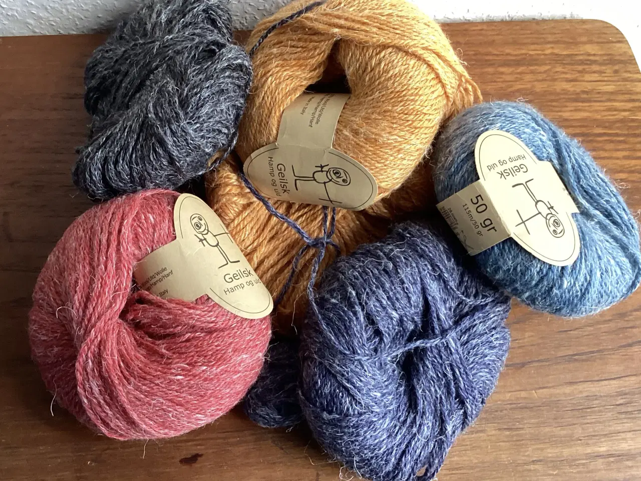 Billede 8 - Geilsk 65% Uld og 35% Hamp, i alt 250 gram, pris 