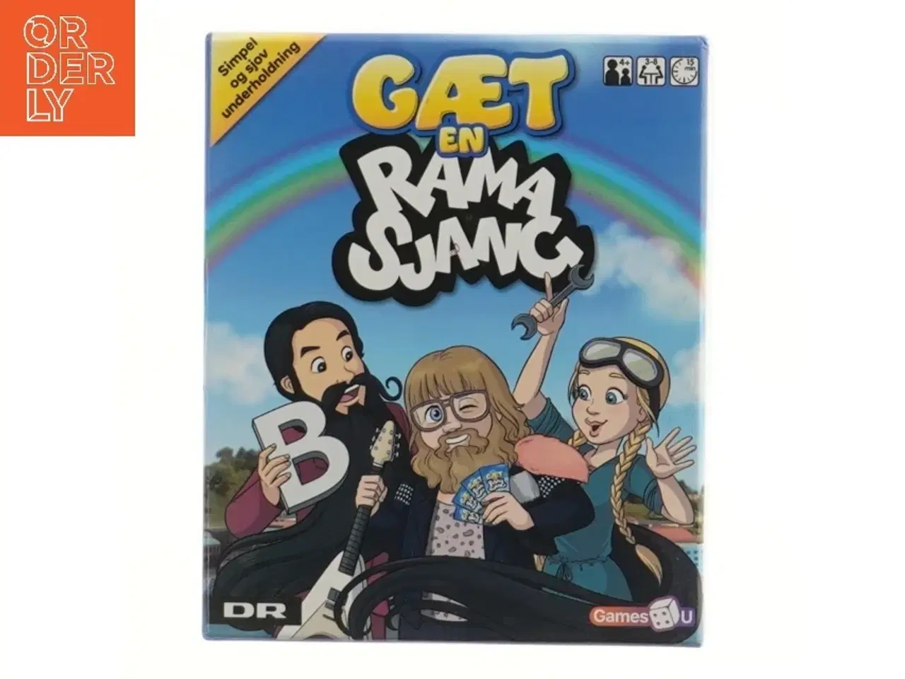 Billede 1 - Gæt en Ramasjang brætspil fra Games4U (str. 17x14 cm)