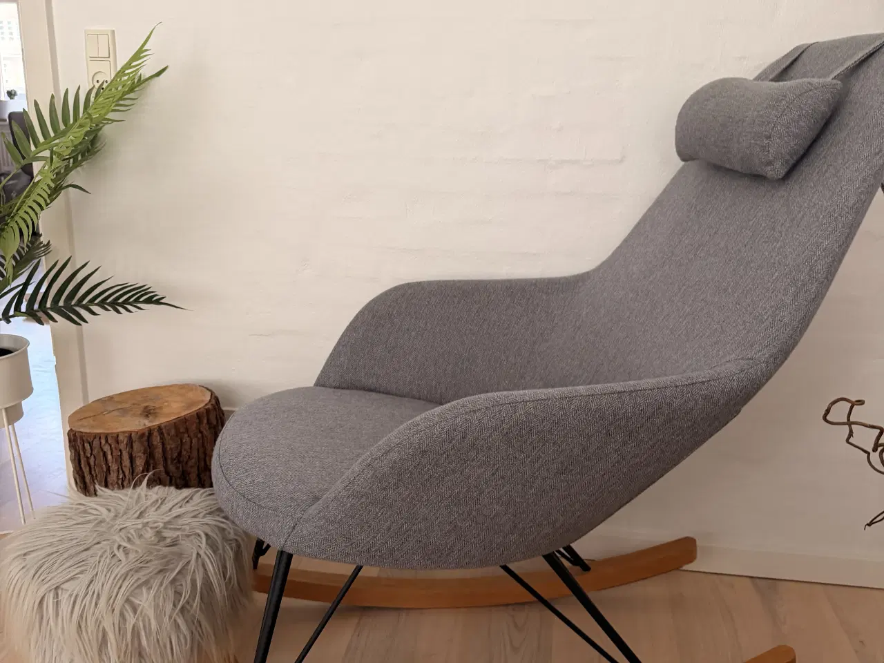 Billede 1 - Gyngestol med puff