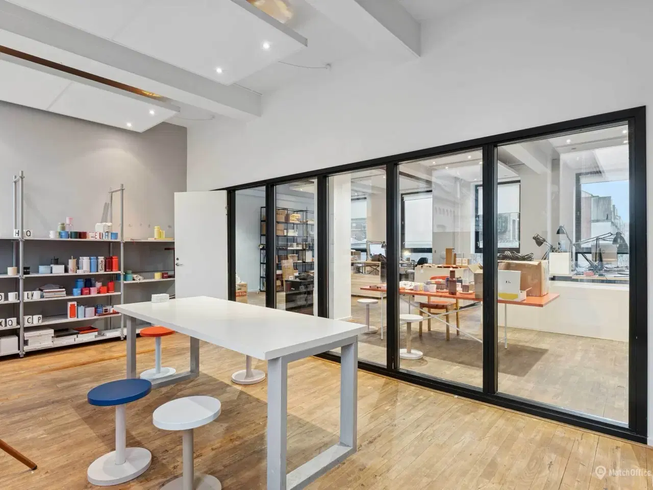 Billede 2 - 227 m2 effektivt storrumskontor i tidligere Cigarfabrik centralt på Frederiksberg