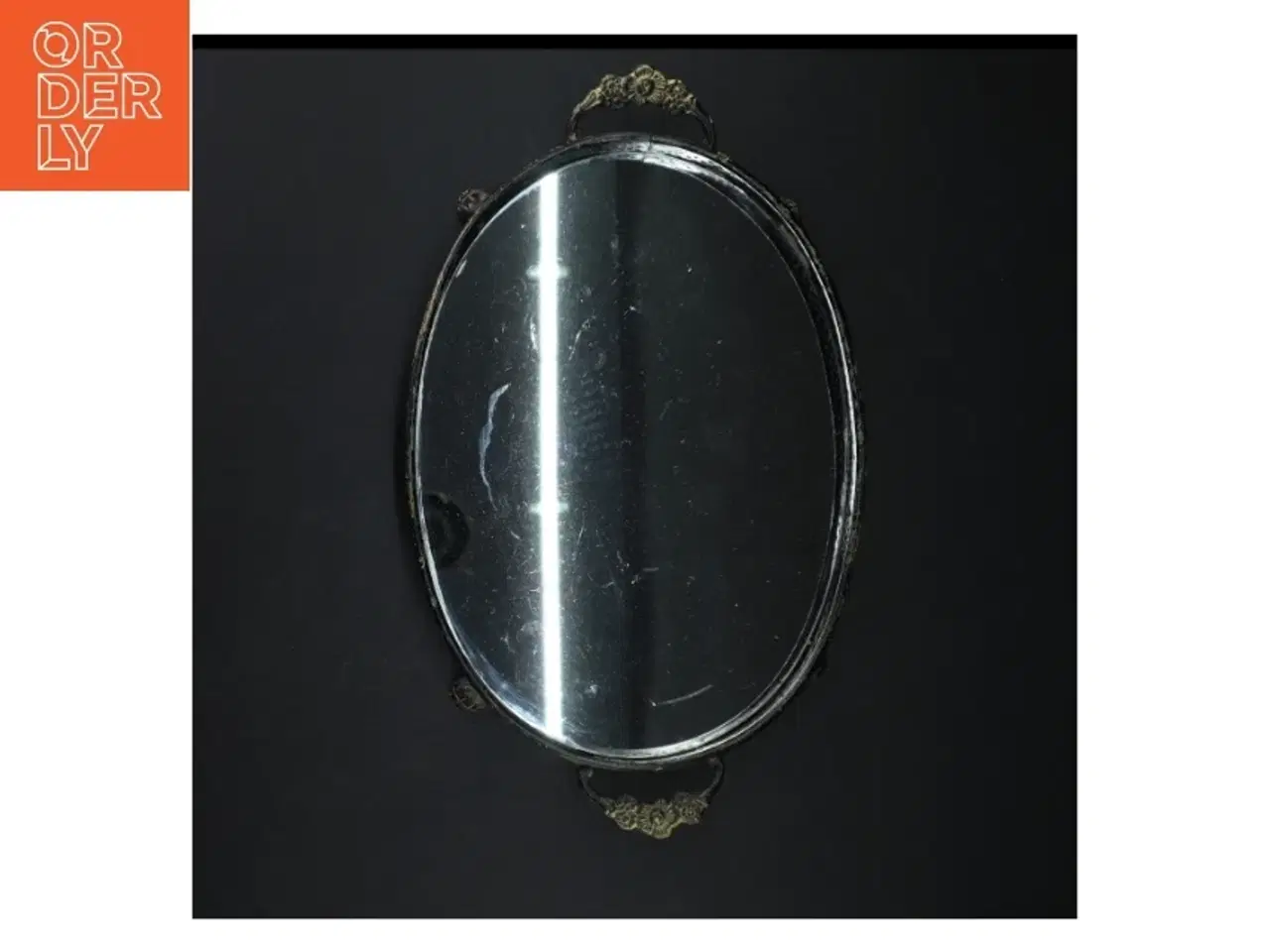 Billede 4 - Vintage spejl bakke (str. 27 x. 19,5 cm)