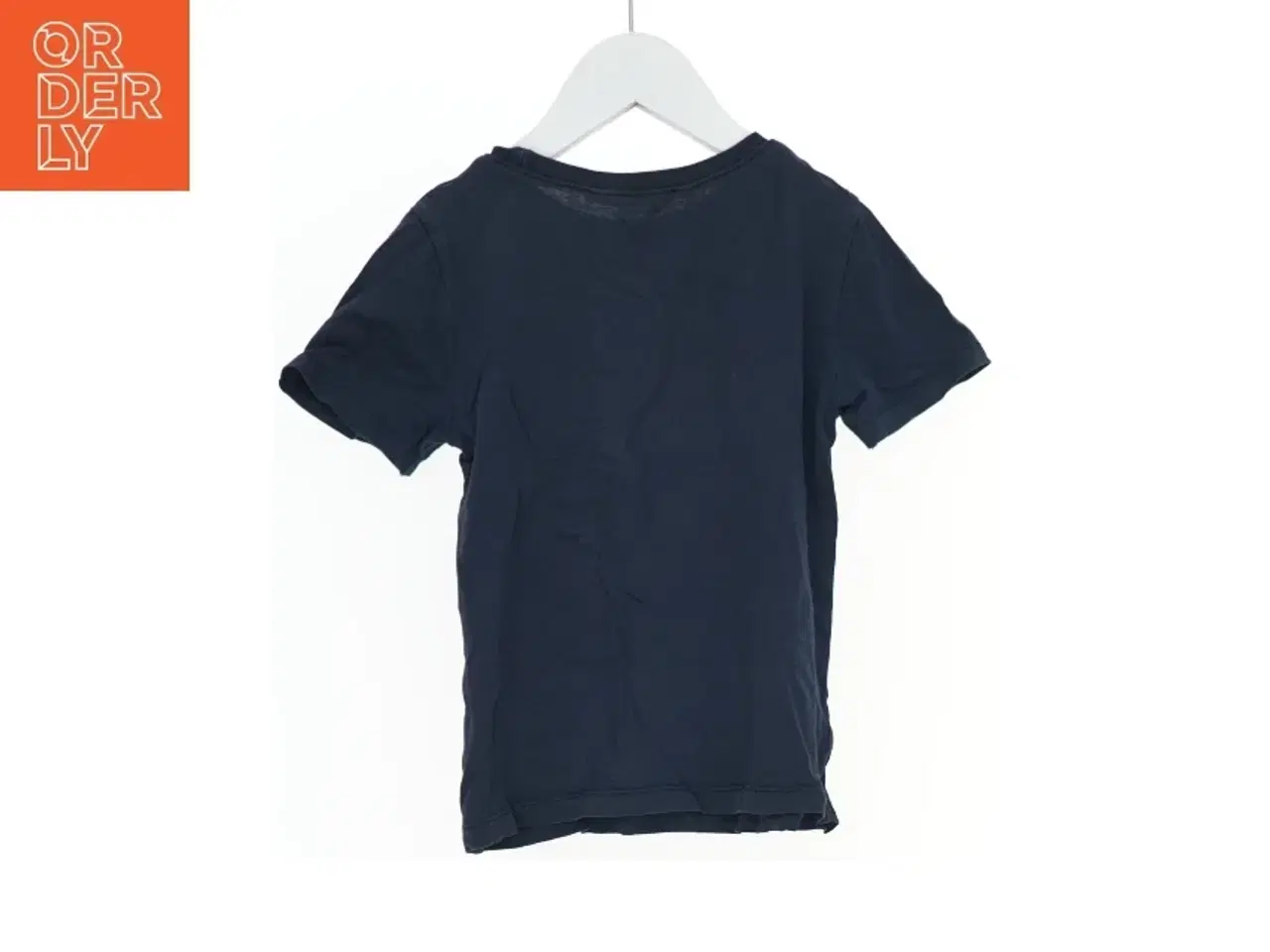 Billede 2 - T-shirt med palietter og tekst fra H&M (str. 110)