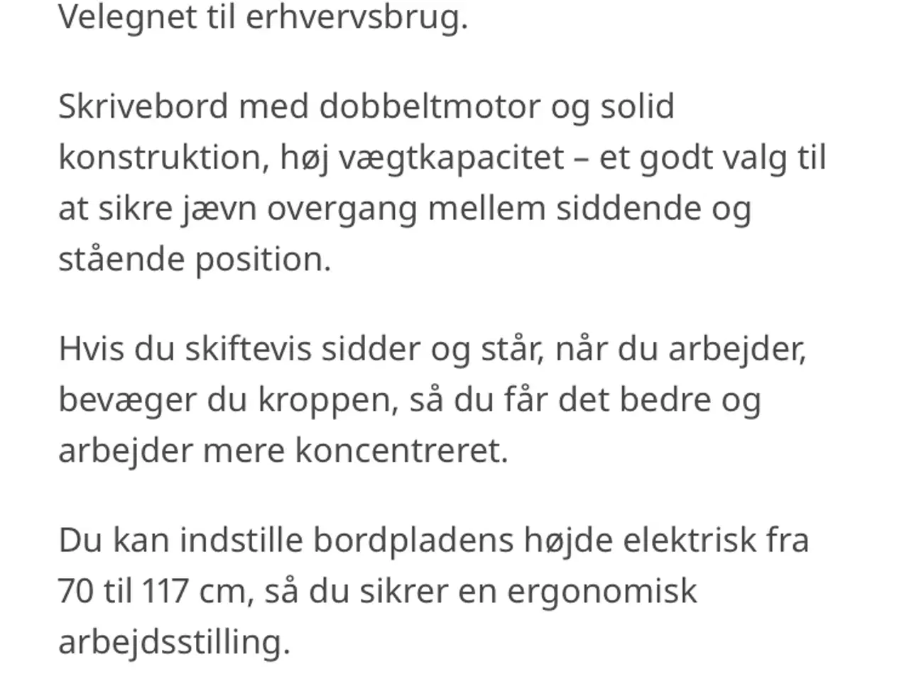 Billede 5 - Hæve ,sænke bord 