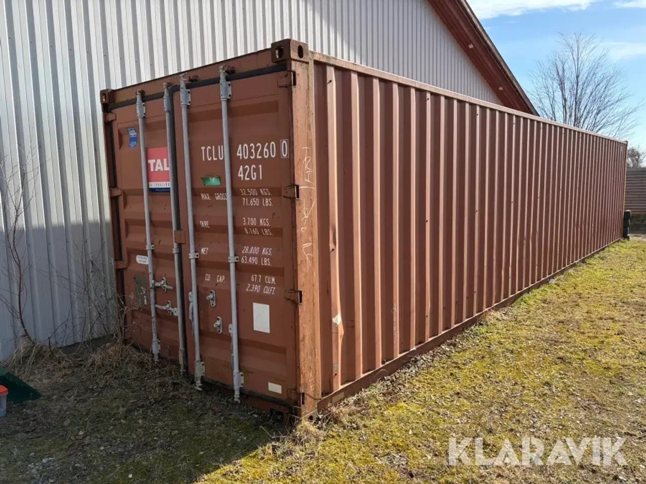 Billede 1 - Container 40 fods Ningbo NL40A-096A