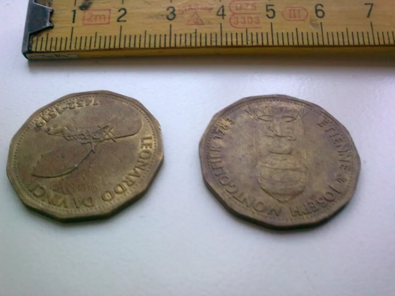 Billede 1 - Shell gas metal mønter DANSKE gas polet