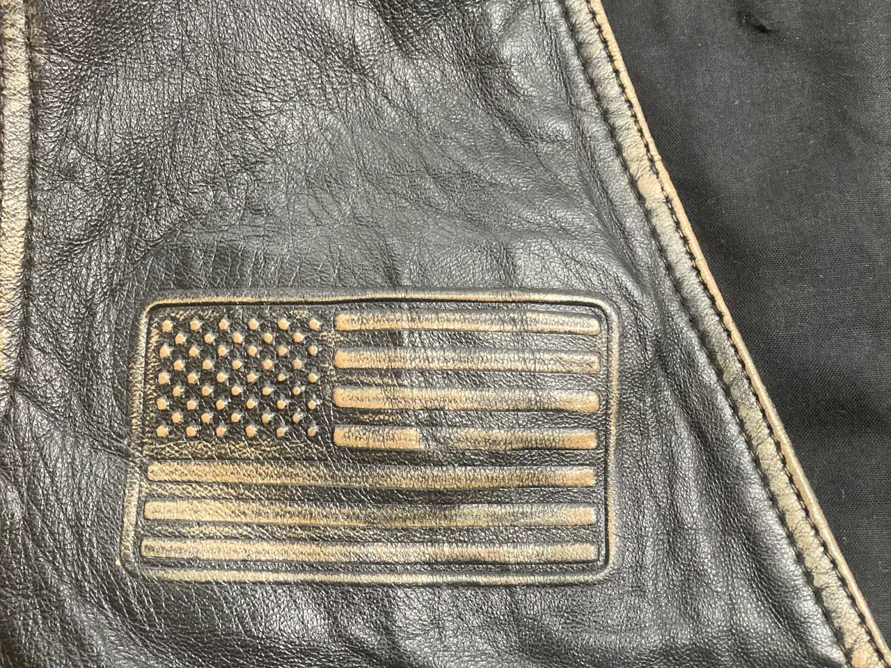 Billede 4 - JOHNNY CASH, skind vest