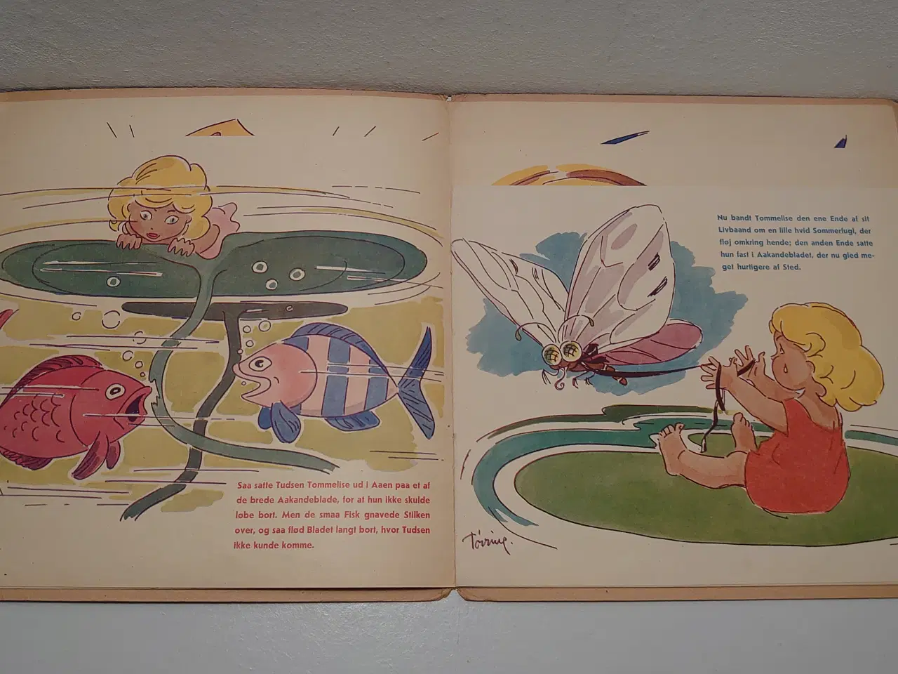 Billede 4 - H.C.Andersen: Tommelise. ill. af Tørring