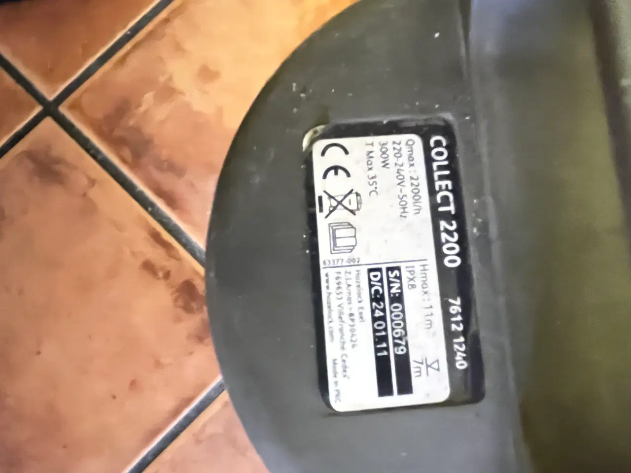 Billede 3 - Dykpumpe lavt sugende