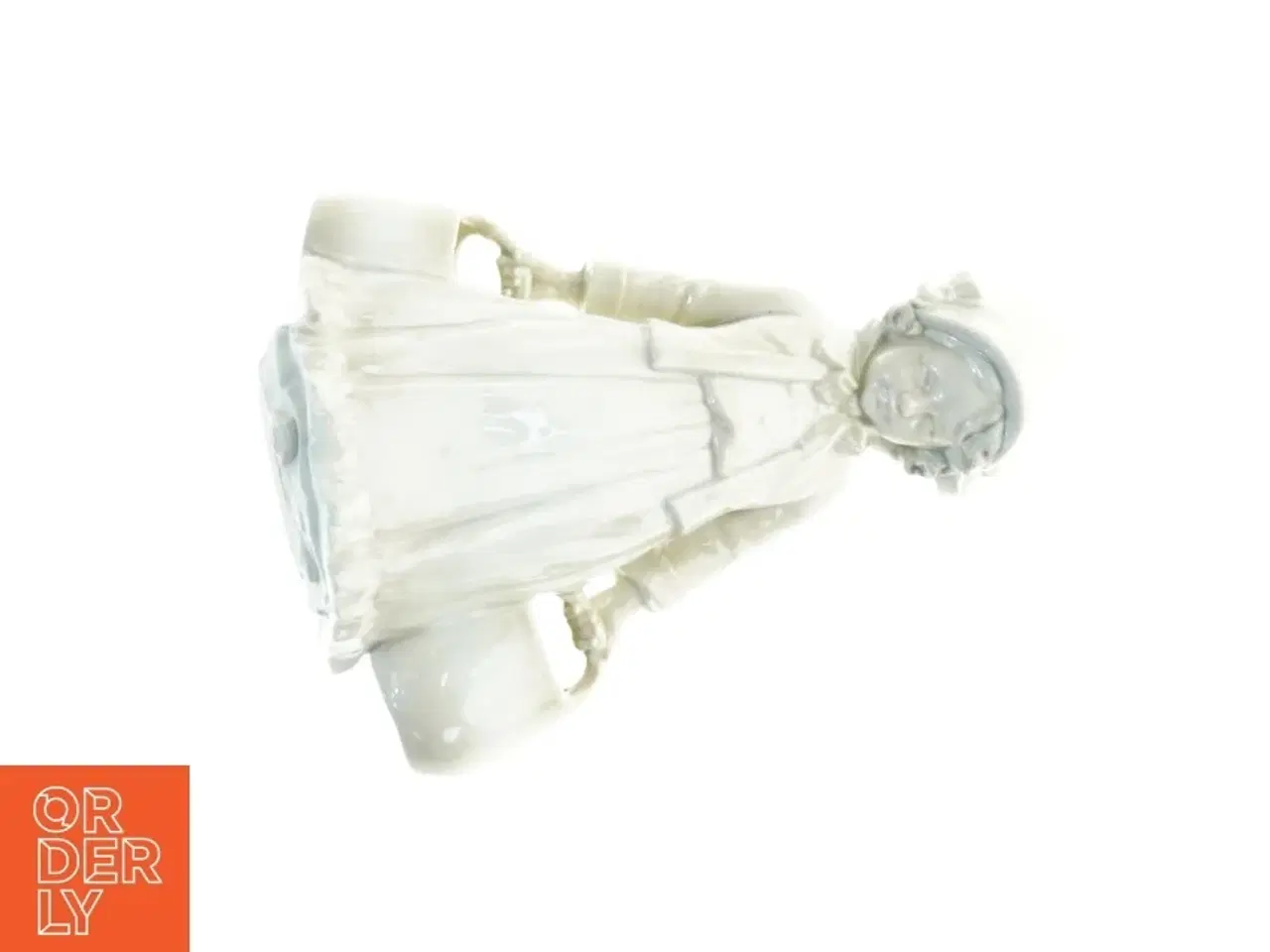 Billede 6 - Porcelænsfigur af pige med spande (str. 23 x 17 cm)