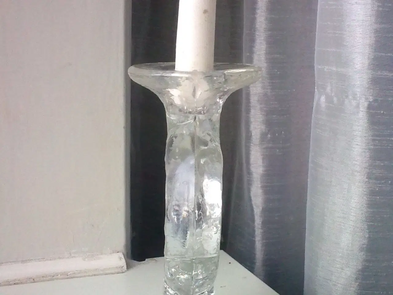 Billede 3 - Hjerte, lys og is skulptur for tema i nordisk glas