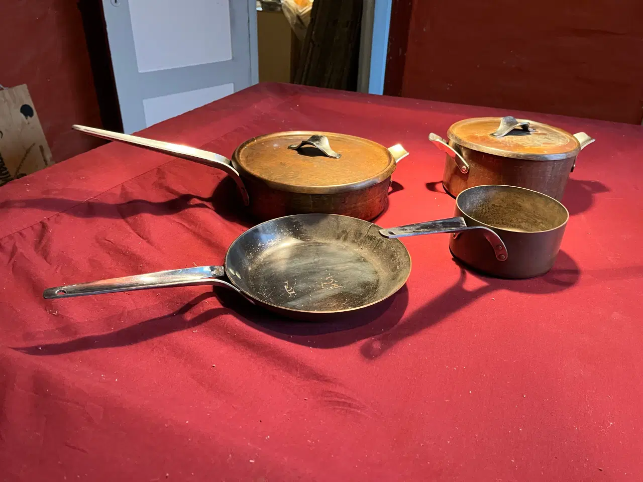 Billede 1 - Kobber gryde, pande, kasserolle