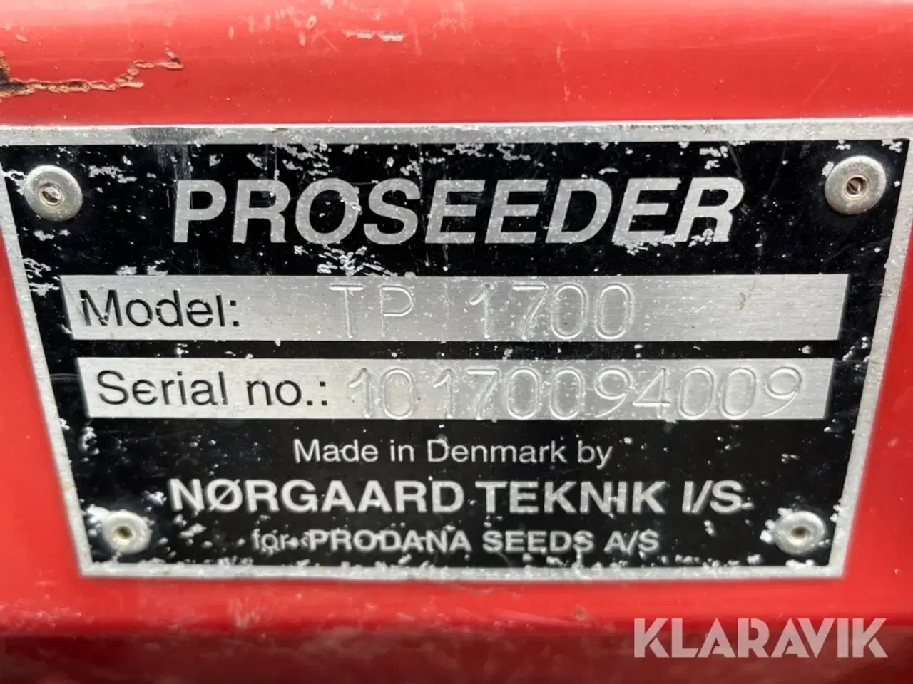 Billede 8 - Såmaskine PROSERDER TP 1700