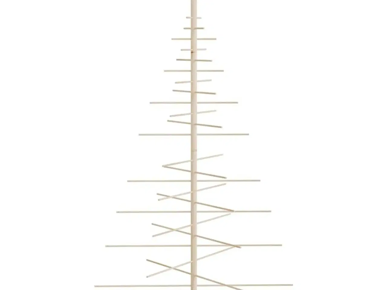 Billede 2 - Dekorativt juletræ 180 cm massivt fyrretræ