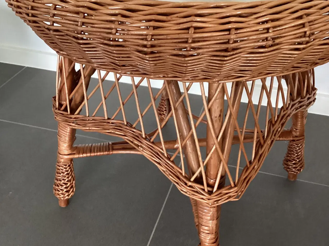 Billede 4 - Lækkert børnesæt bambus,gyngestol