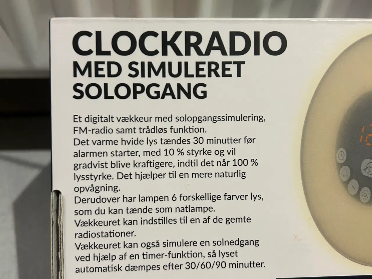 Billede 3 - Næsten ny clockradio med mange funktioner