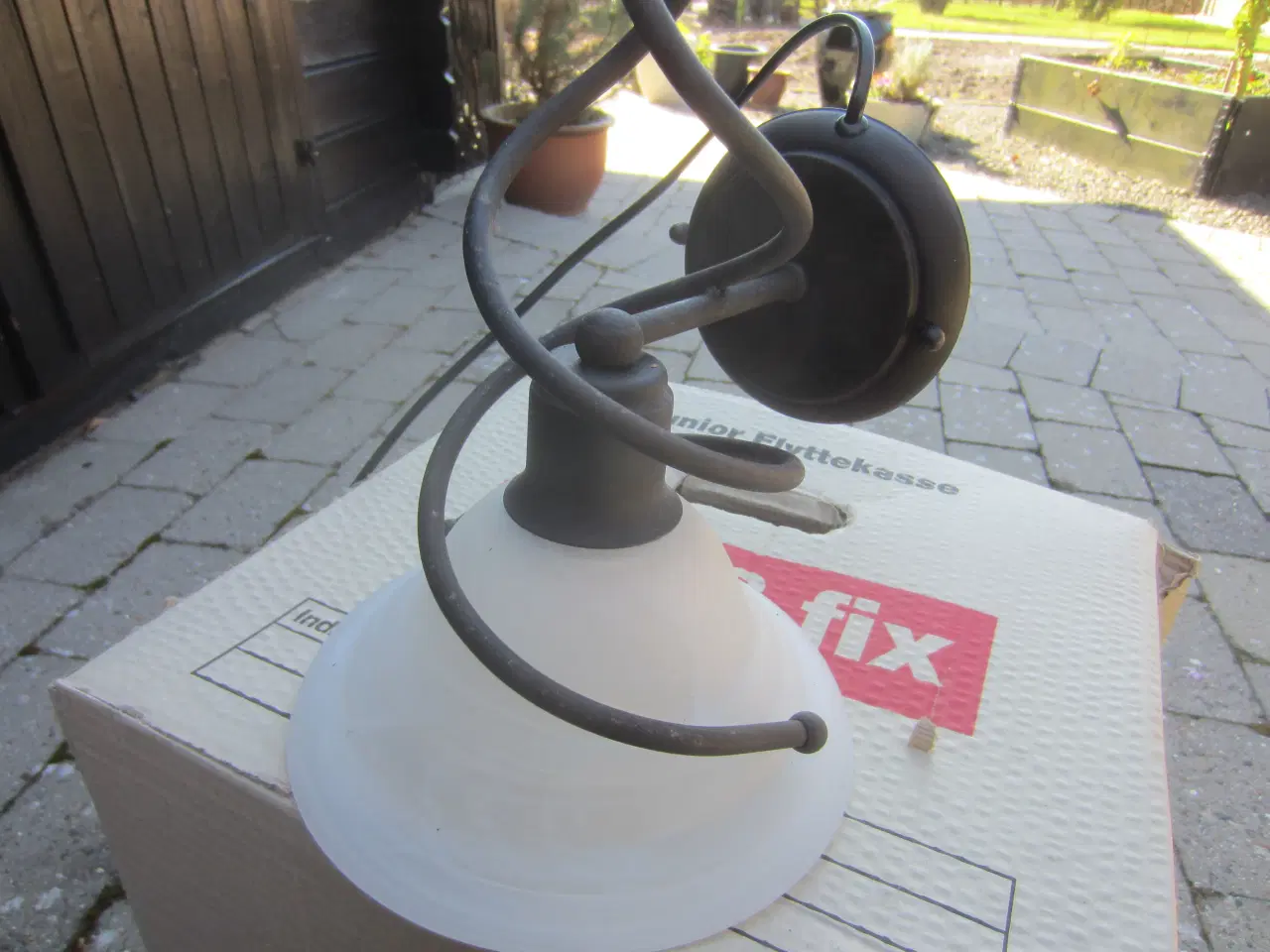 Billede 1 - antik lampe