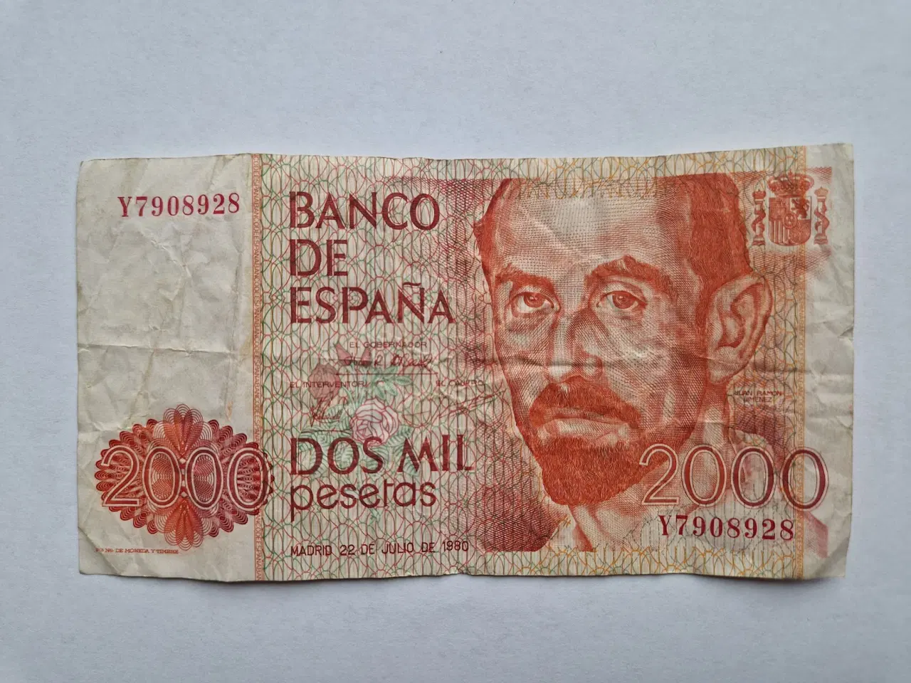 Billede 1 - 2000 Pesetas Spain 1980