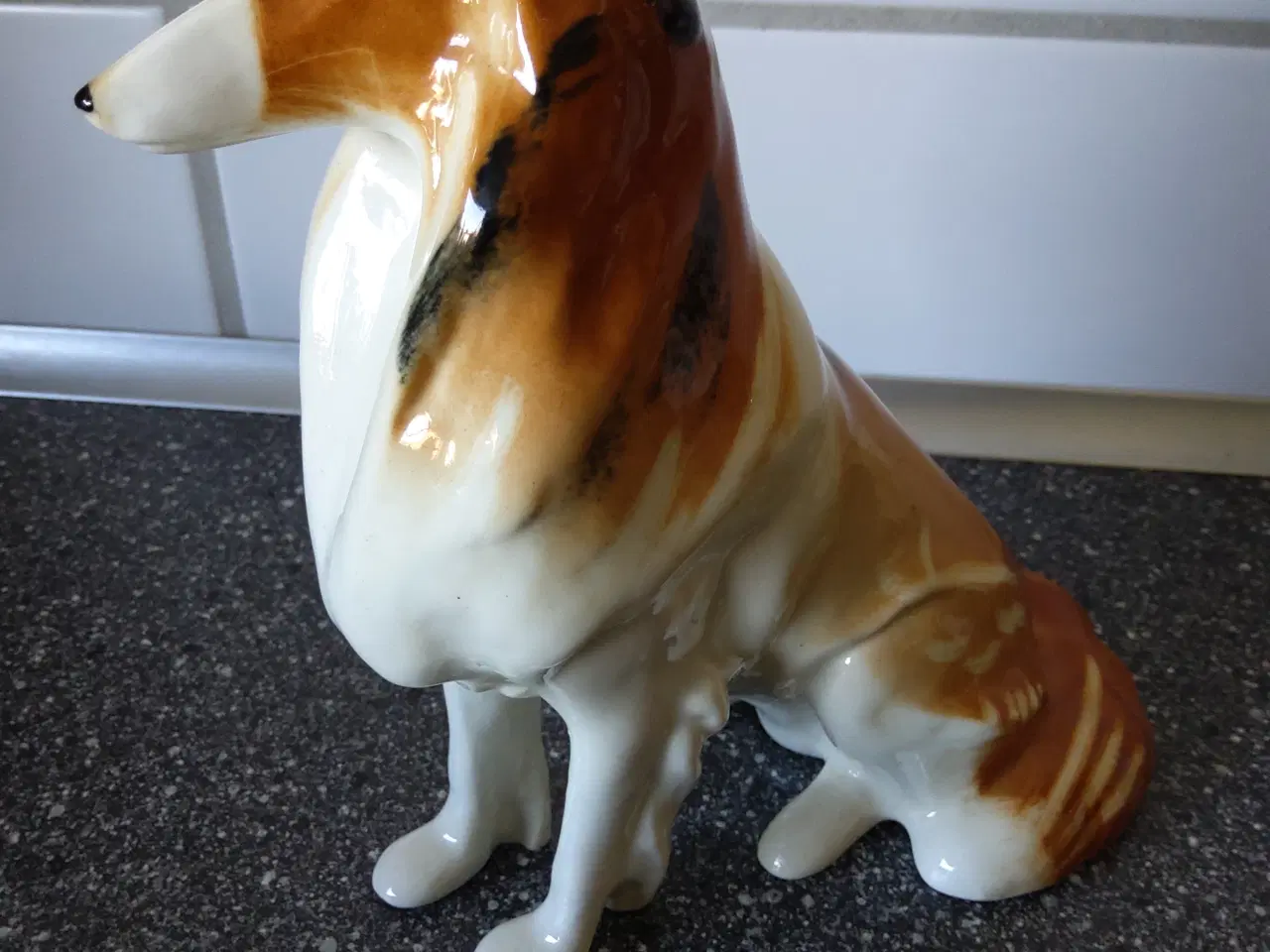 Billede 4 - Porcelæn Figur hund Collie 