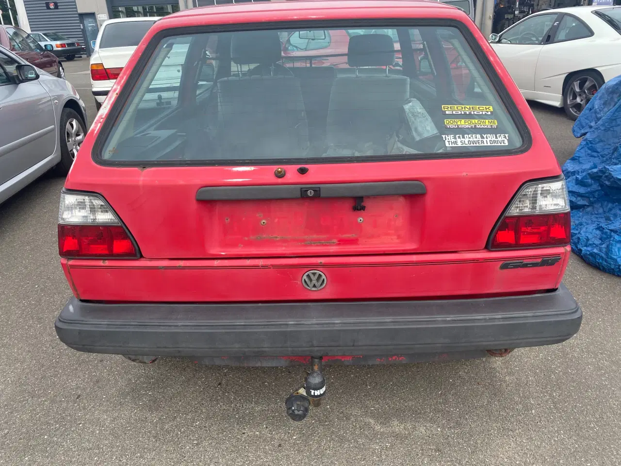 Billede 1 - vw golf 2 sælges i dele. bilen er med en fin