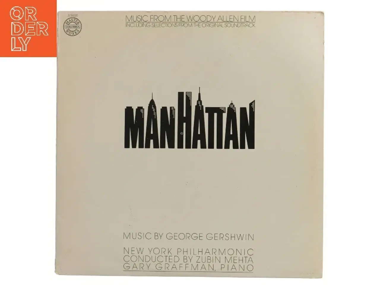 Billede 1 - LP: Musik fra filmen Manhattan (str. 31x31 cm)