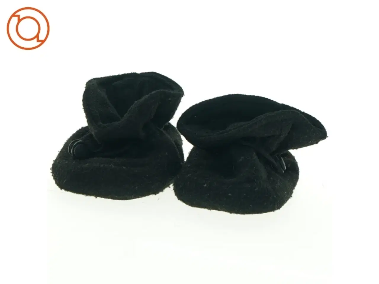 Billede 3 - Sorte filt tøfler (str. Udvendig sal 13 cm)