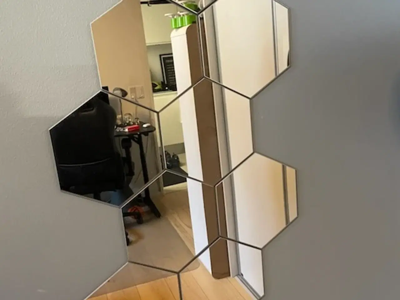 Billede 2 - 6 kantede spejle 