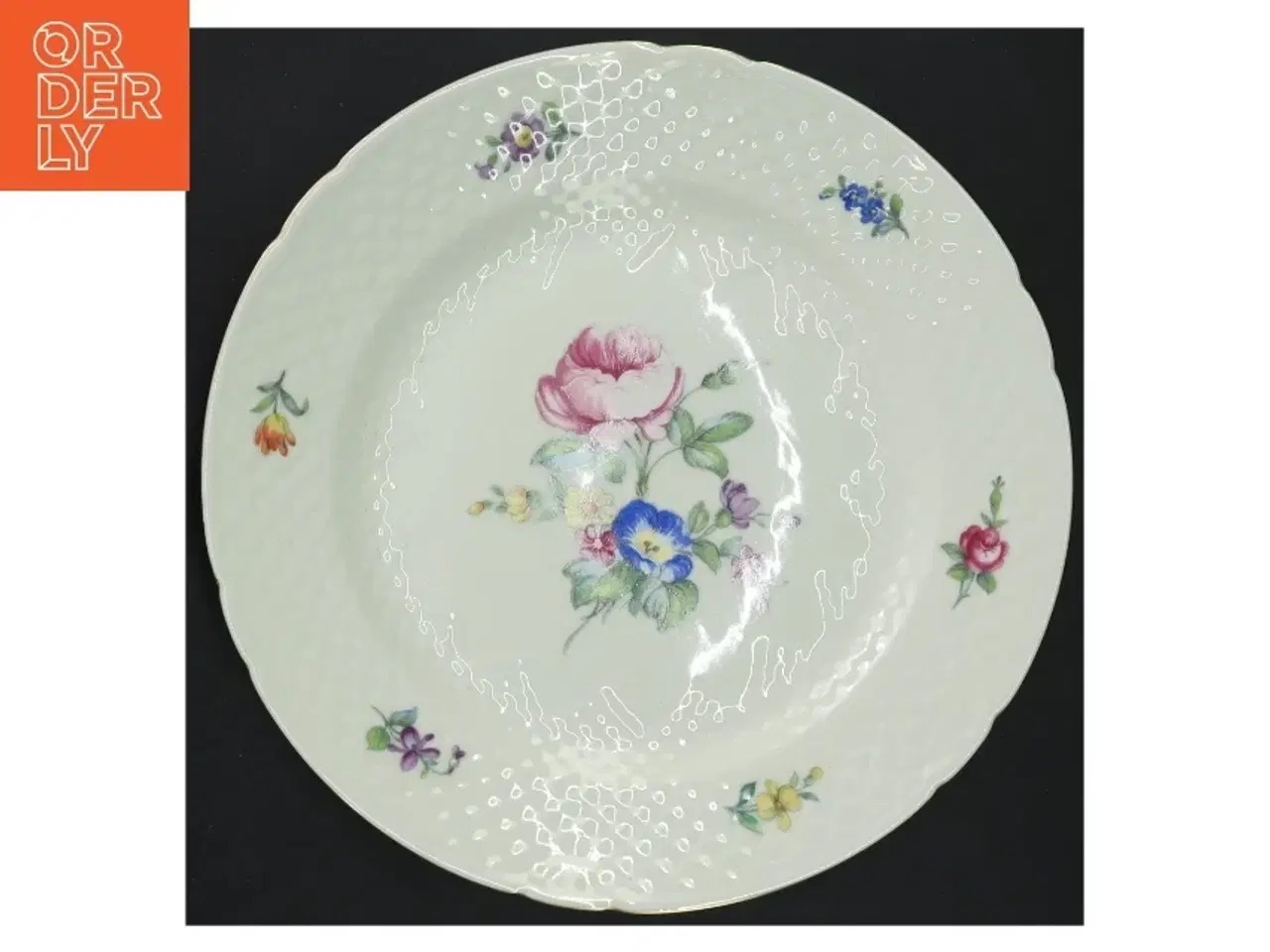 Billede 1 - B&G Saksisk blomst middagstallerken(str. Ø 24 cm)
