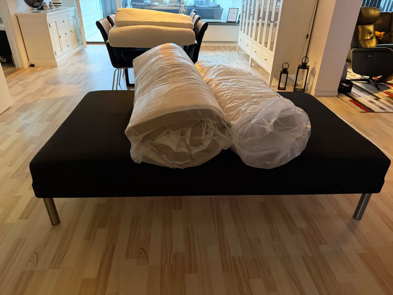 Billede 1 - 120cm boksmadras seng