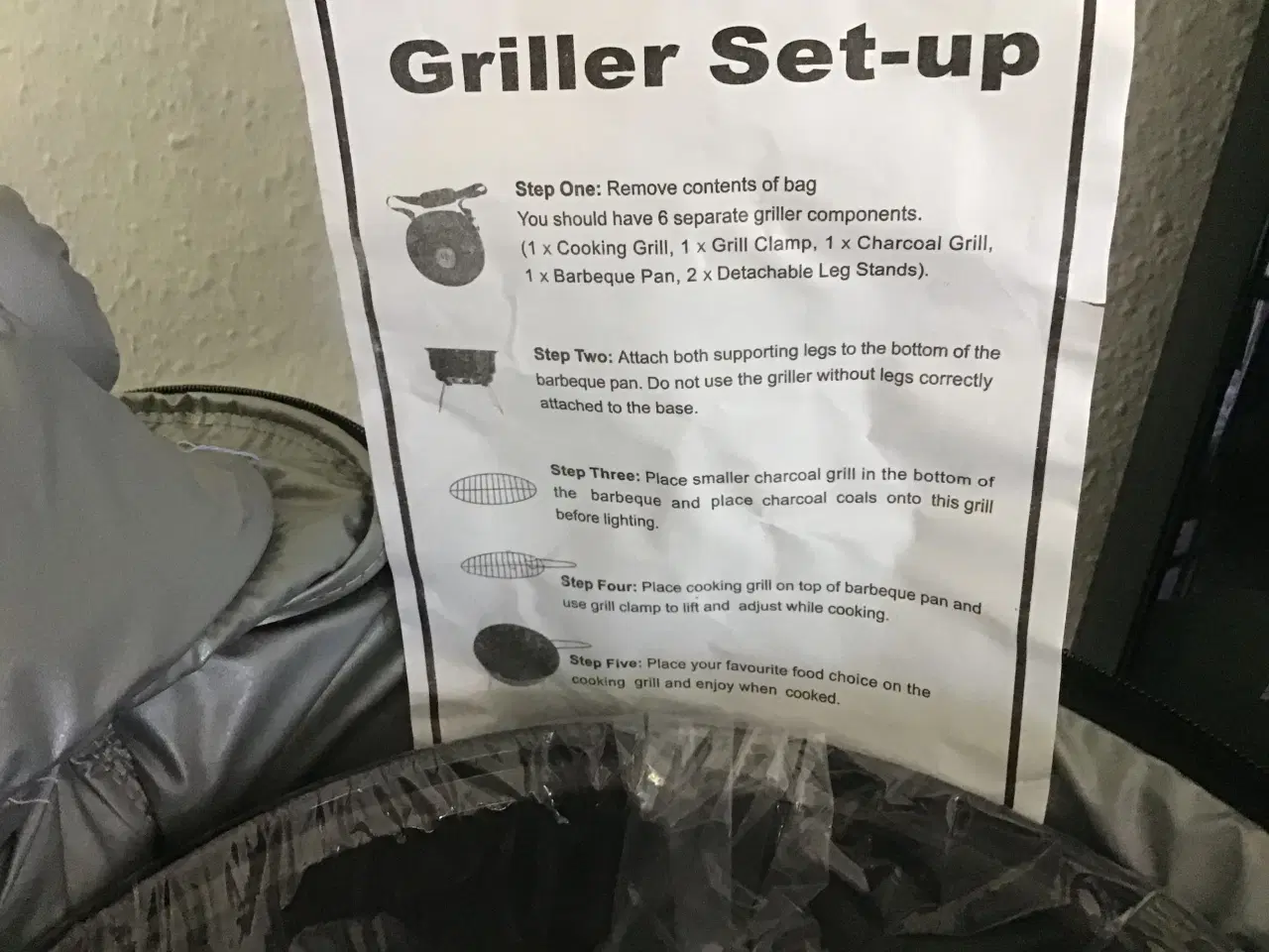 Billede 3 - Transportabel grill med indbygget køletaske