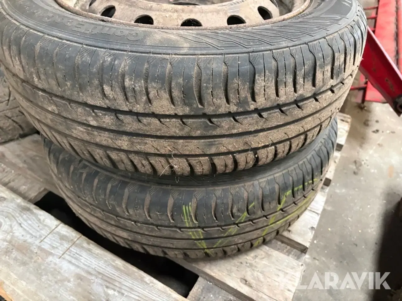 Billede 3 - Dæk med fælg - 6 styks