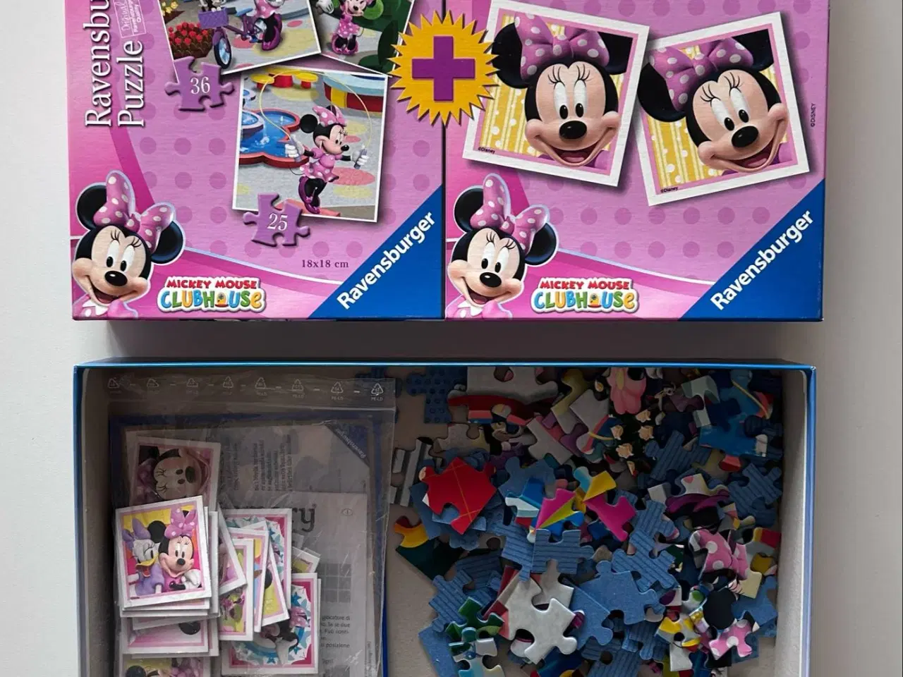 Billede 3 - Puslespil+vendespil, Ravensburger Minnie Mouse 4+