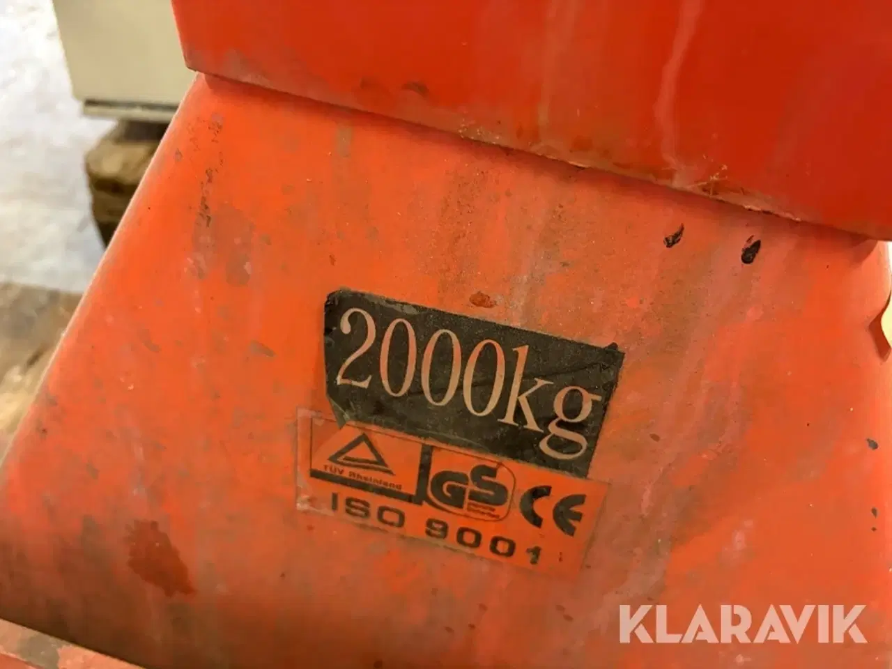 Billede 10 - Palleløfter GS ISO9001 - med vægt