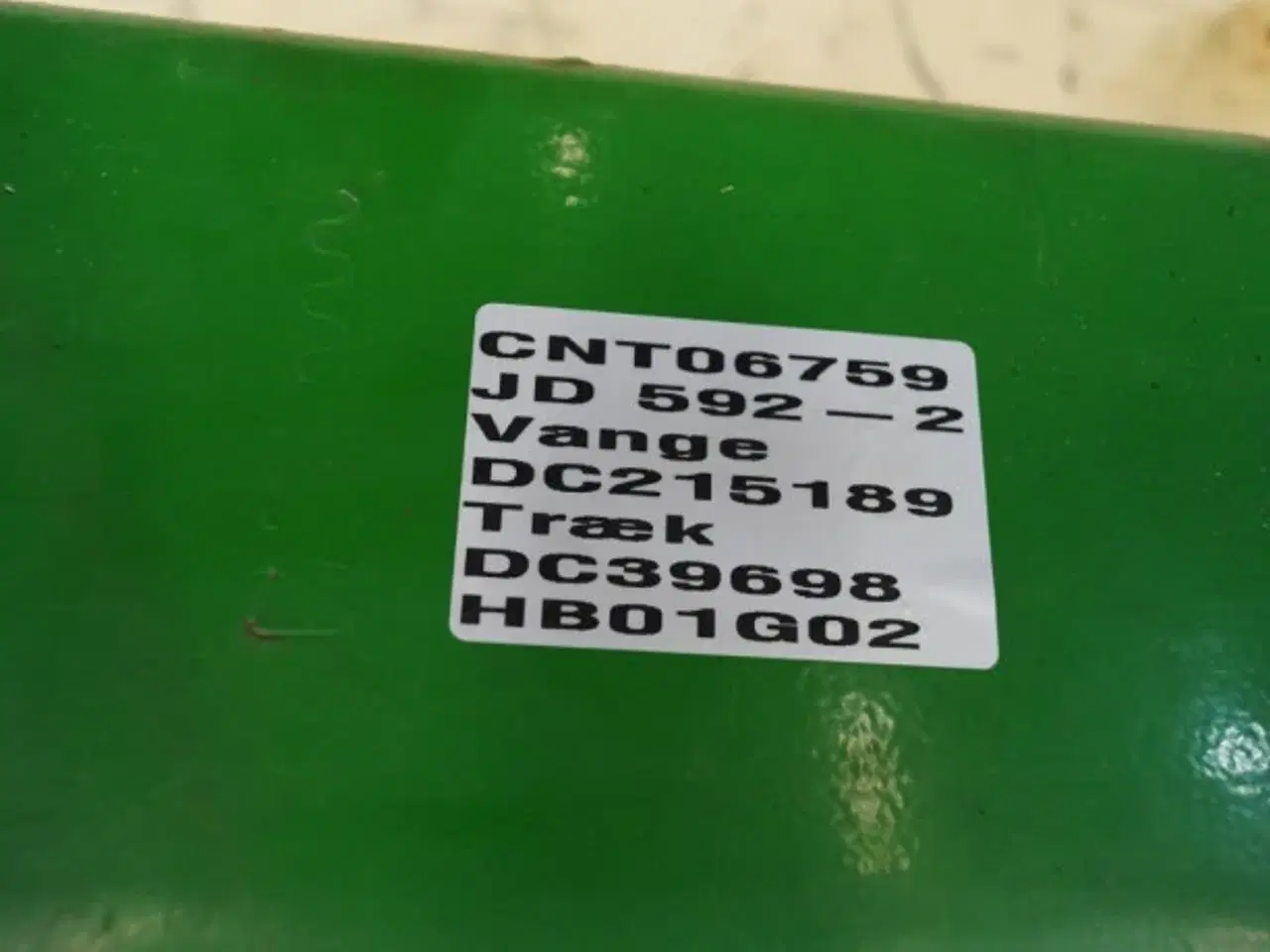 Billede 9 - John Deere 592 Træk DC215189