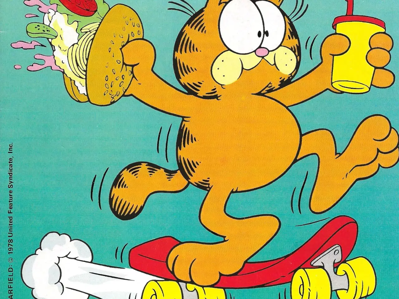 Billede 1 - Garfield nr. 1, Glad-Blad. 1988