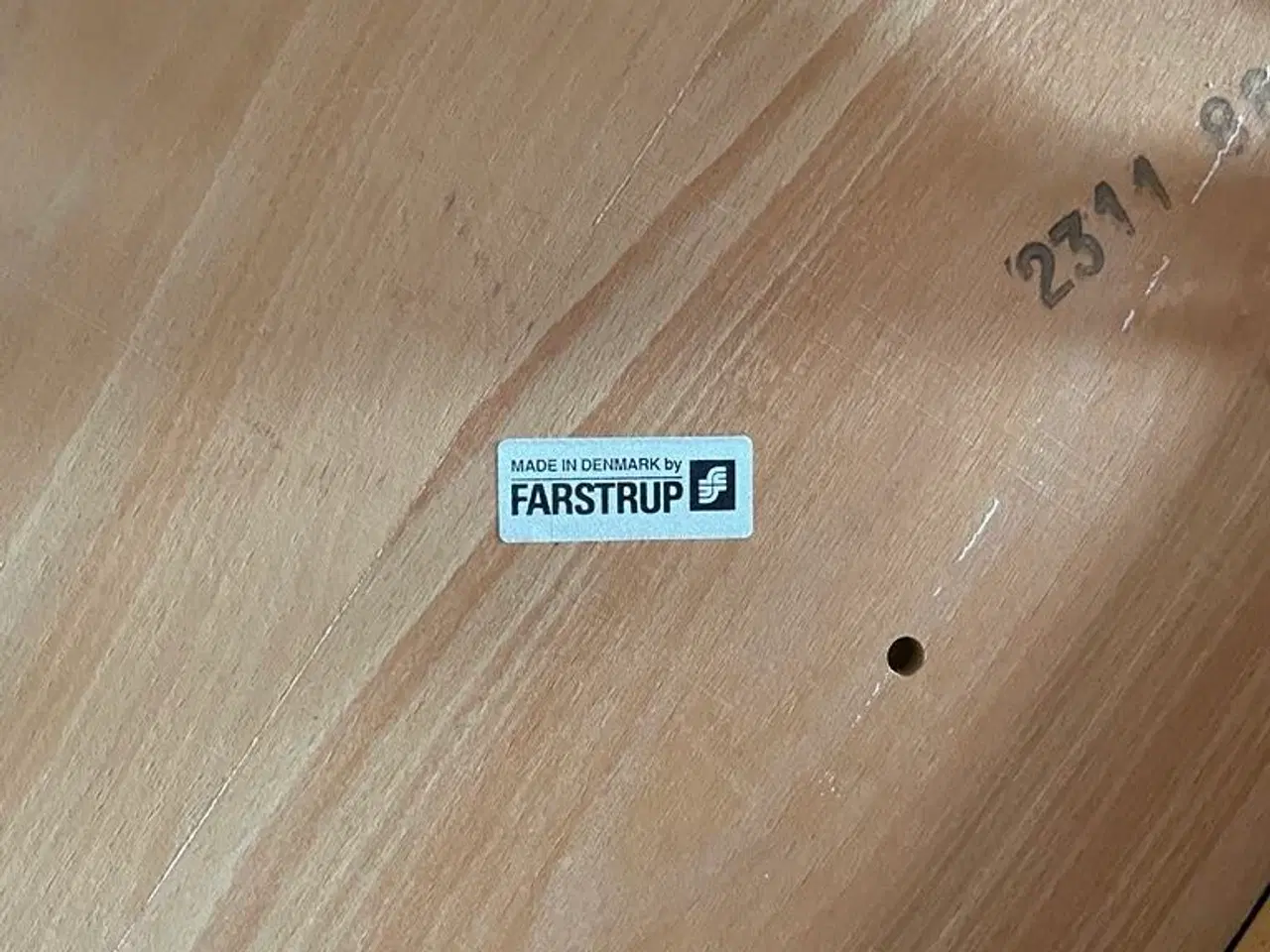 Billede 3 - 6 stk. Farstrup stole i massiv bøg med armlæn