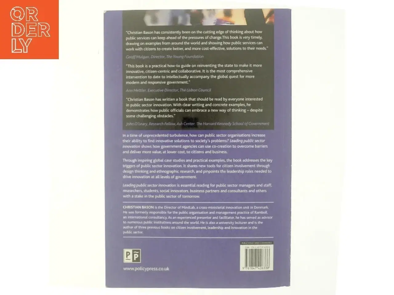 Billede 3 - Leading public sector innovation : co-creating for a better society af Christian Bason (Bog)