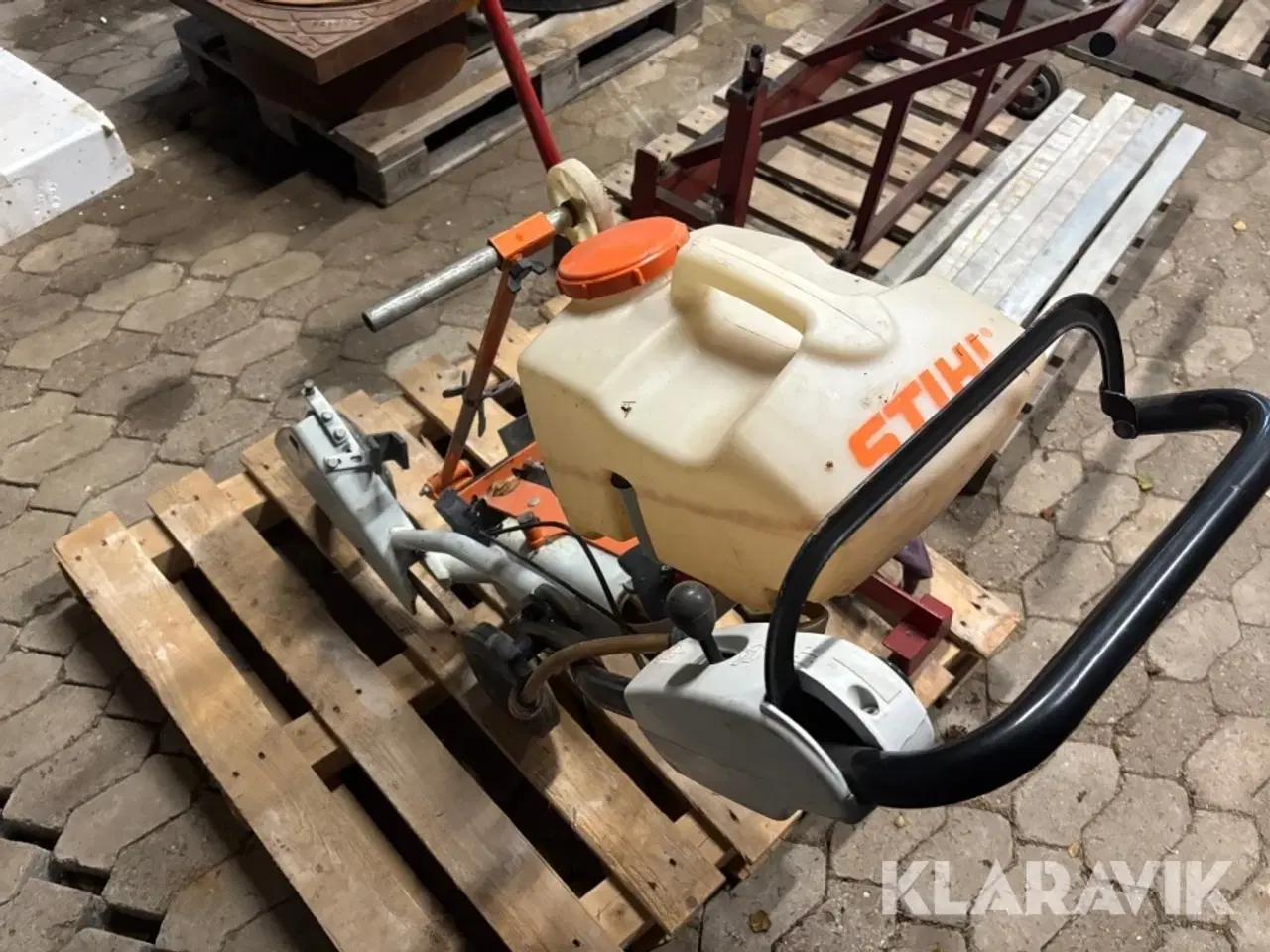 Billede 3 - Føringsvogn + fliseløfter Stihl FW 20