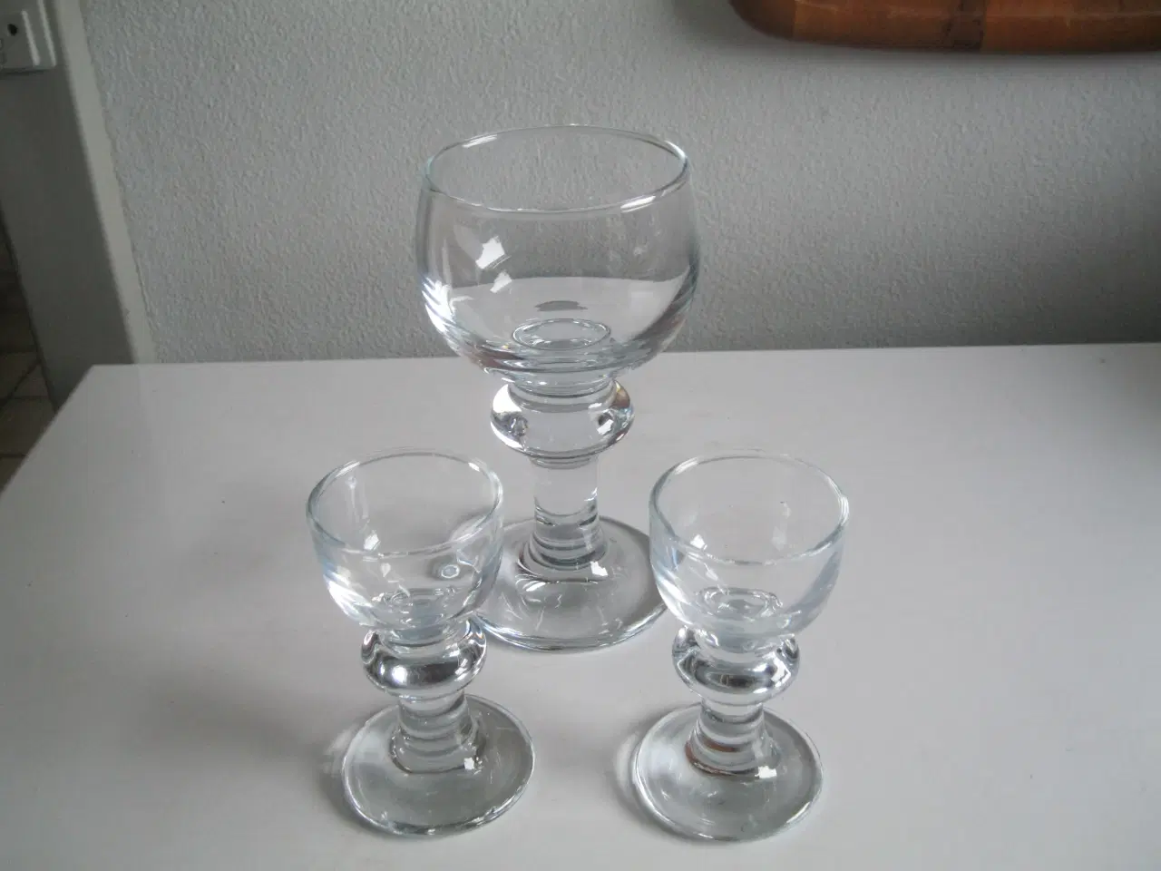 Billede 1 - Holmegaard Jæger rødvinsglas+snapseglas Per Lütken