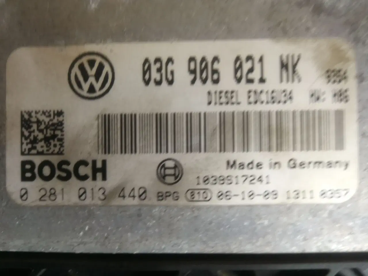 Billede 2 - Vw motorstyrebox 2,0 tdi (BMP)