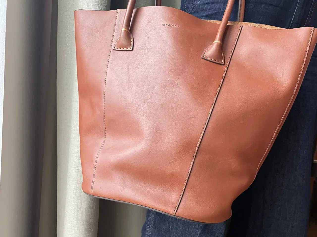 Billede 1 - Decadent skuldertaske læder