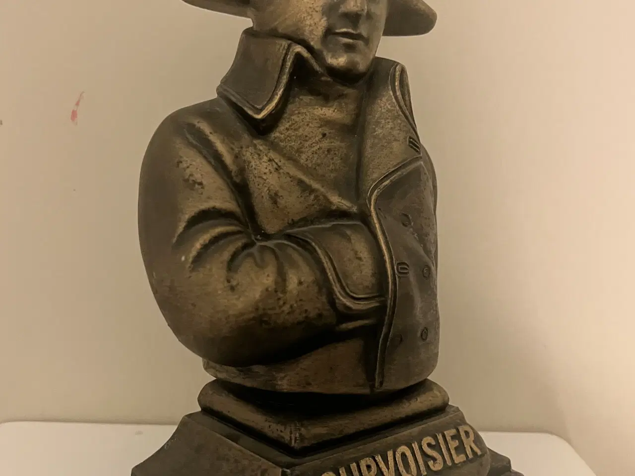 Billede 2 - Flot gammel Courvoisier cognac reklame buste 