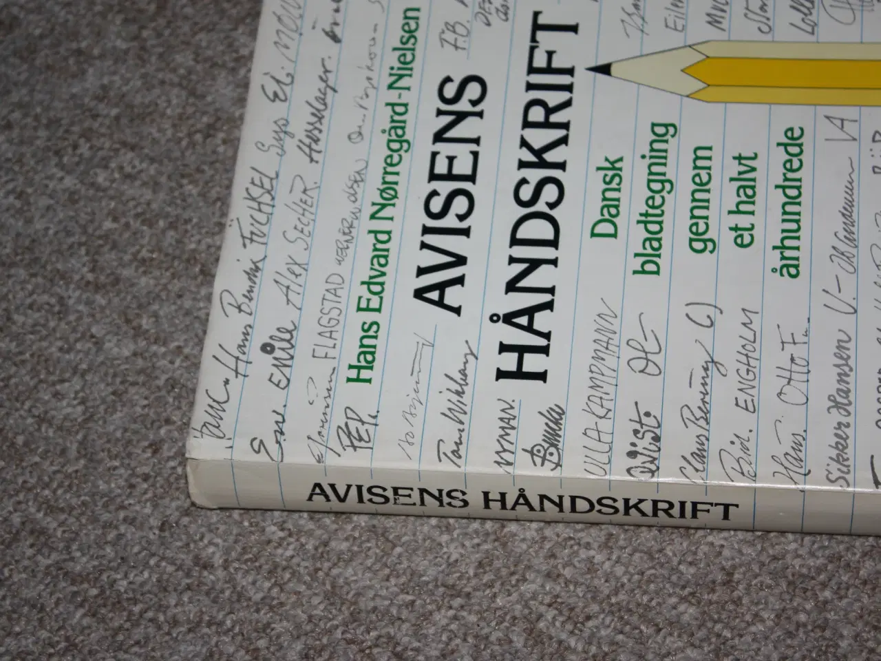 Billede 2 - Avisens Håndskrift Dansk bladtegning gennem