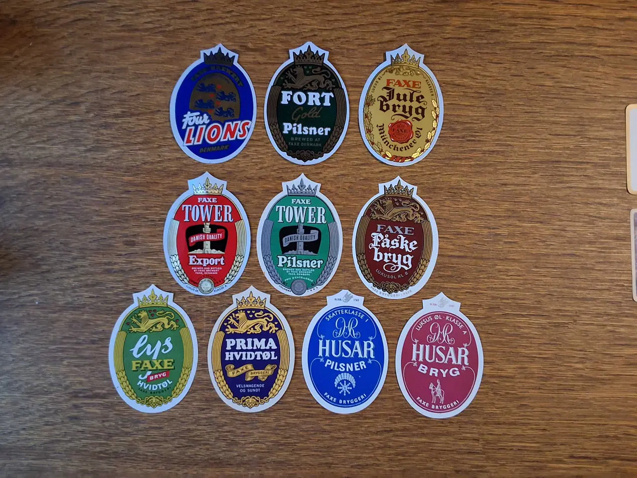 Billede 2 - 35 ETIKETTER fra FAXE BRYGGERIER + andre 