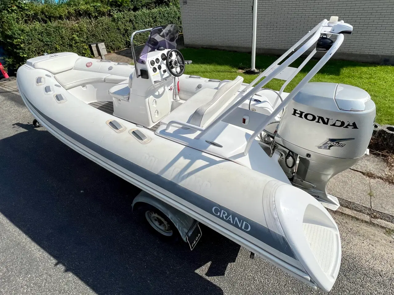 Billede 4 - Gummibåd Rib Grand 480 90 hk Honda