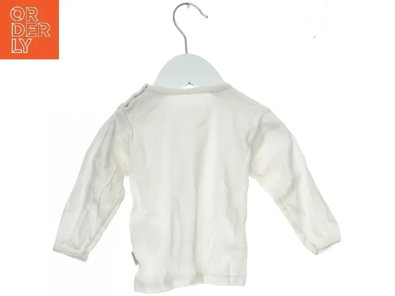 Billede 2 - Hvid langærmet babybluse fra Steffens (str. 62)
