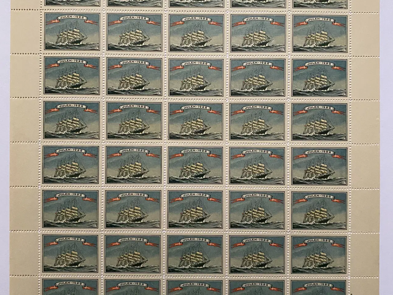 Billede 1 - Julemærker Danmark helark 1922