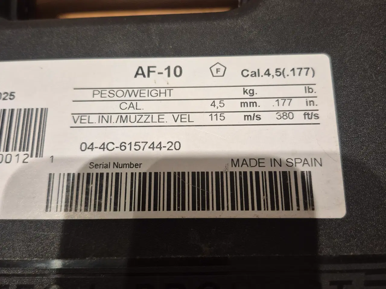 Billede 5 - GAMO AF10 Luftpistol rekylfri gascylinder  i sæt.