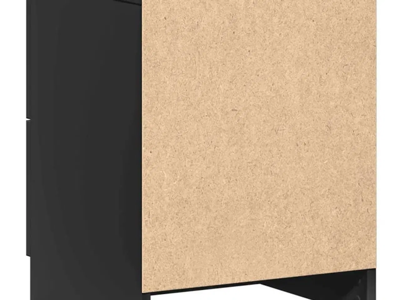 Billede 8 - Sengeborde 2 stk. med 2 skuffer 40x36x50 cm sort