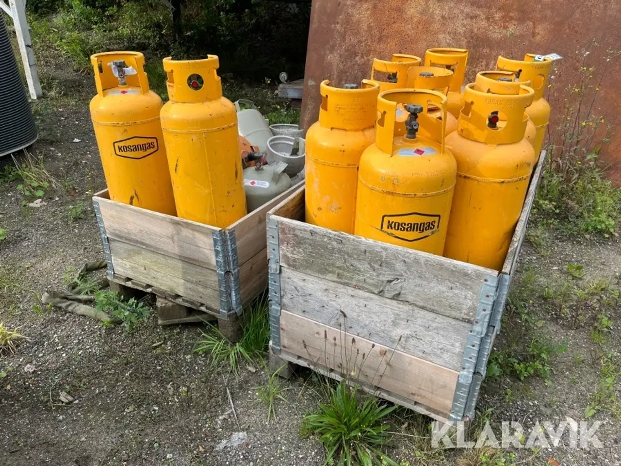 Billede 1 - Gasflasker 2 paller