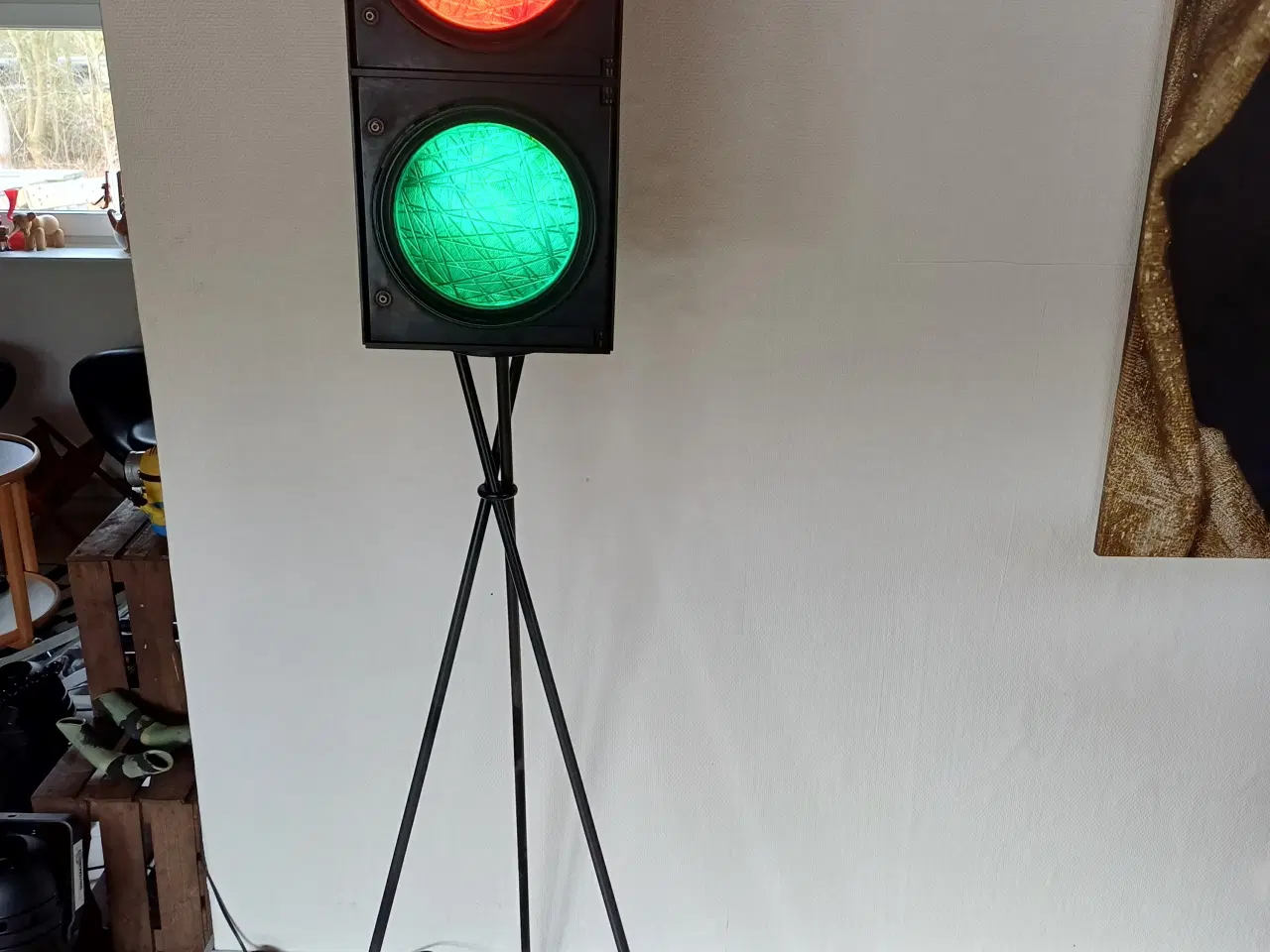 Billede 1 - Trafiklys gulvlampe 